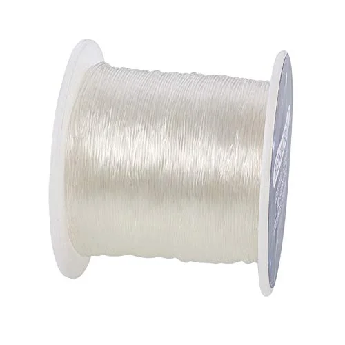 BENECREAT 150m/roll 0.8mm Crystal Thread Elastic Cord Stretchy Bracelet String, Crystal String Bead Cord for Bracelet, Beading and Jewelry Making
